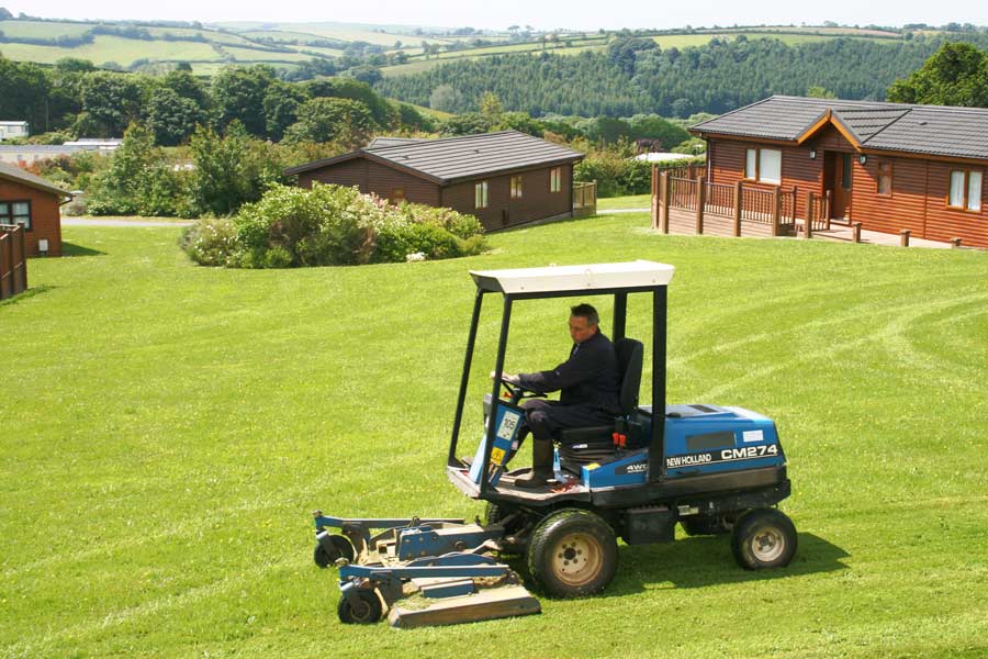 pre-owned lodges for sale - ground maintenance